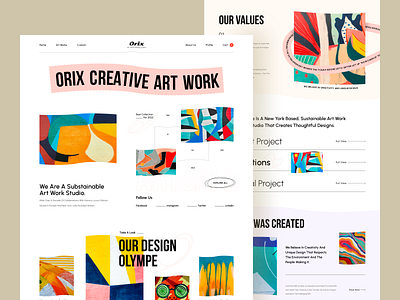 Agency Website Design agency agency website art artwork branding company creative design homepage landing page marketplace online store product shopify ui user interface web web design webdesign website