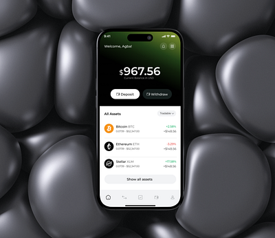 Crypto App ui