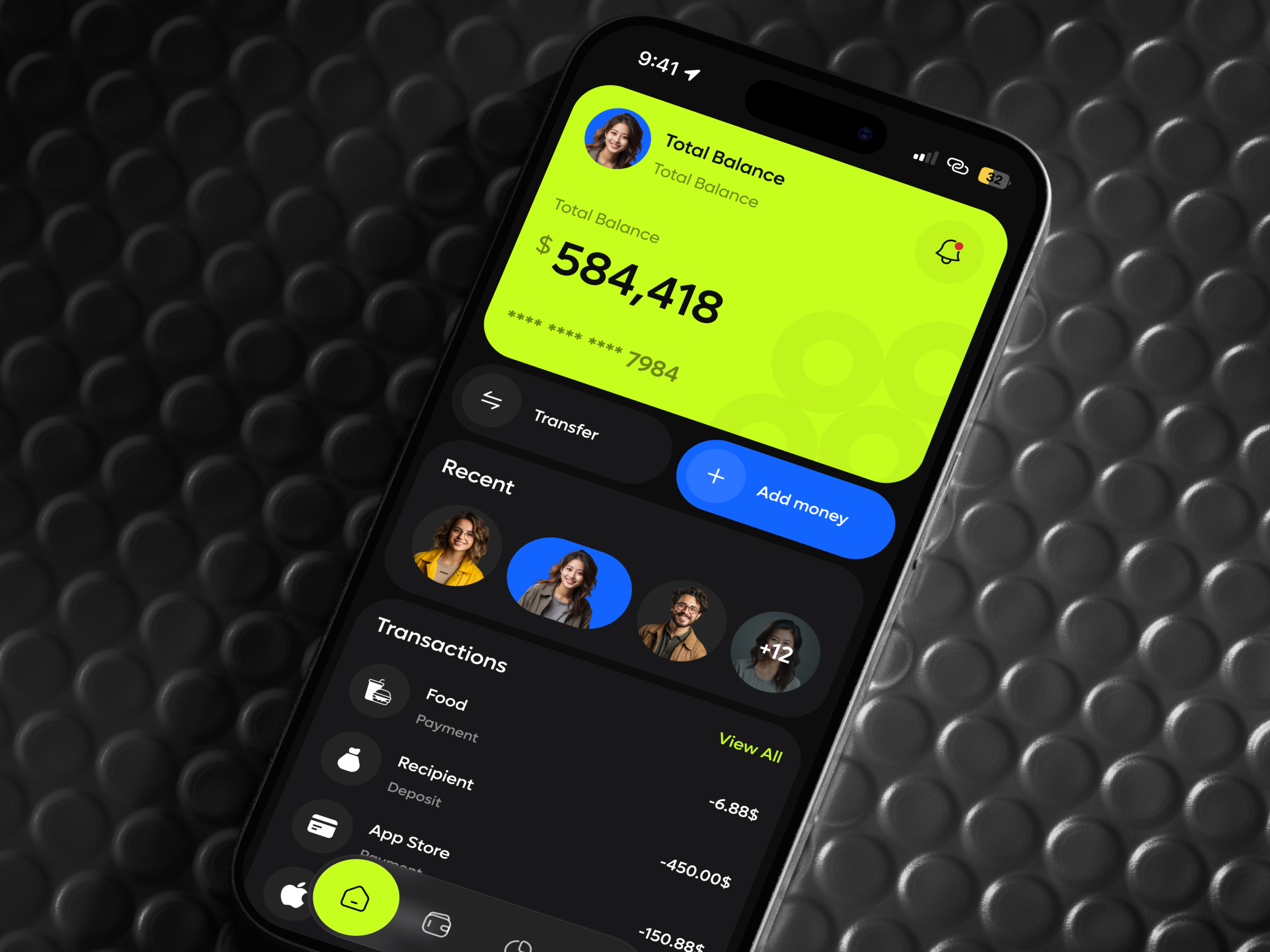 Fintech Wallet Mobile App app app screen finance financial fintech fintech app fintech mobile app fintech wallet fintech wallet app mobile mobile app mobile app design ui ux
