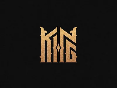 King animation branding crown game game logo graphic design high style king lettering logo logotype motion graphics order a logo typography