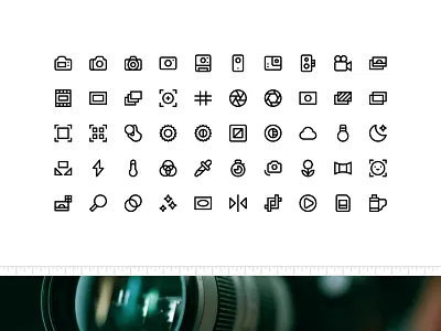 Camera UI icons camera camera interface icon design icons photo camera photograhy icons photography settings ui ui icons user interface video camera