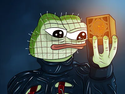 Frenobite #1 frog illustration illustrator meme nft photoshop