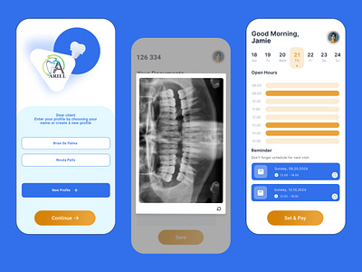 Dentistry Application and Dashboard application dashboard dentistry healthcare patient ui ux