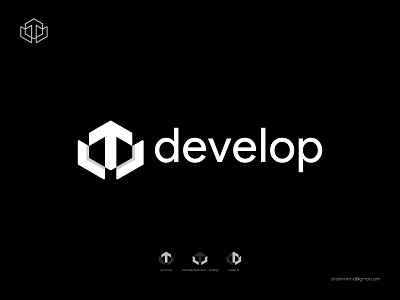 Develop logo design arrow logo brand identity branding buainess logo coding company logo developer devolop logo geometric logo growth it logo logo design logodesigner logos logotype modern logo software company logo team logo technology