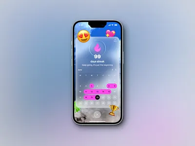 Streak animation chilli design mobile app streak ui