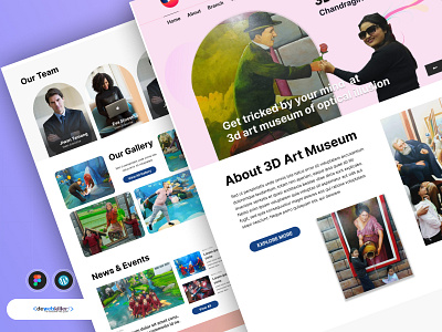 3D Art Gallery 3d branding ui