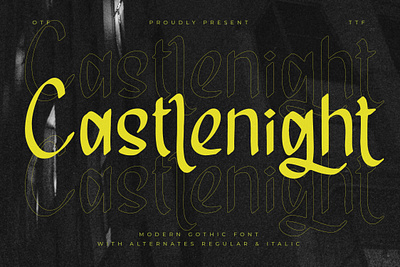 Castlenight - Modern Gothic Font style