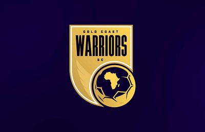 Gold Coast Warriors SC | Logo Design adobe illustrator branding design football graphic design illustration logo logo design sports vector visual identity