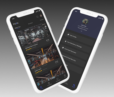 Fitness App Interface daily ui figma fitness app