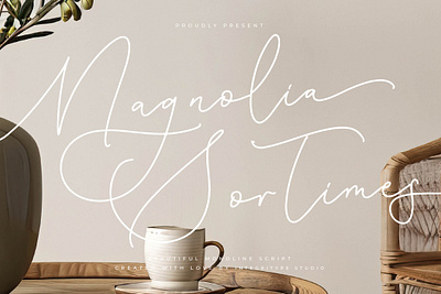 Magnolia Sortimes - Modern Handwritten Font style