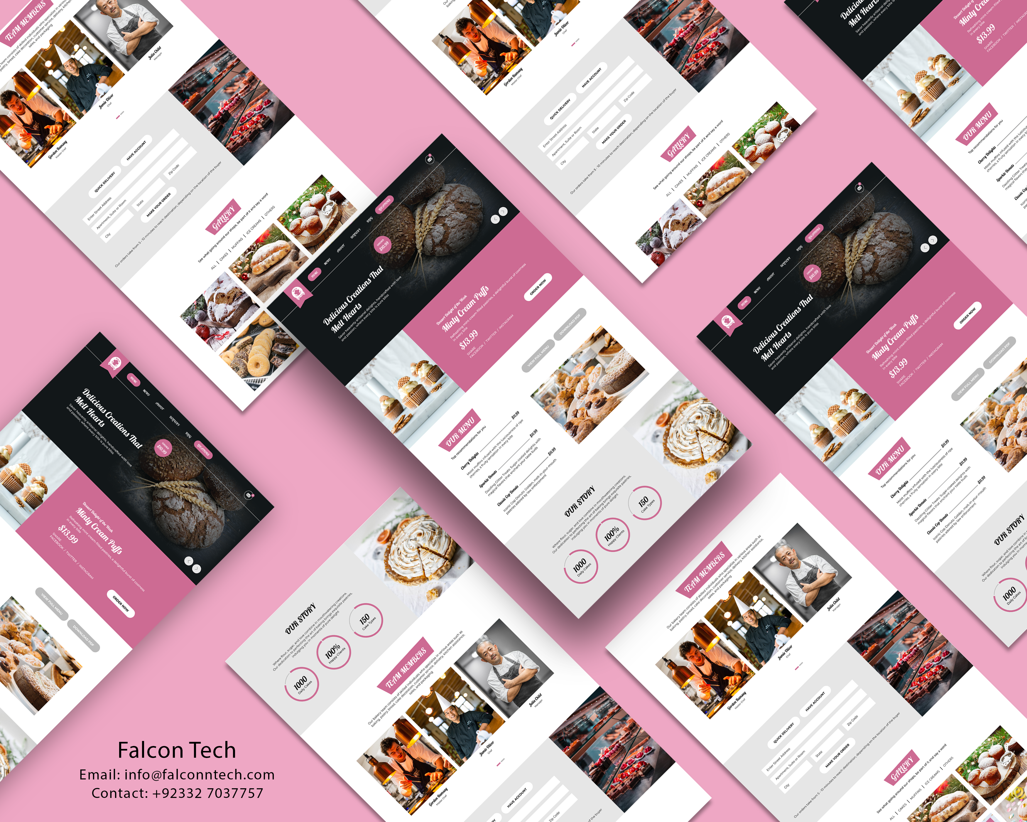 Cakes and Bakes Website Ui Design bakes cakes uidesign webdesign