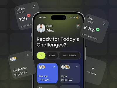 Activity Planner – Mobile App app branding design graphic design logo mobileapp planner ui ux