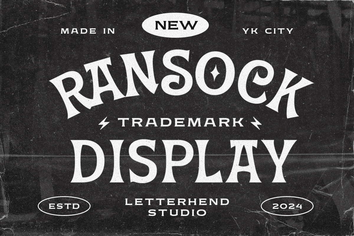 Ransock Display freebies serif font