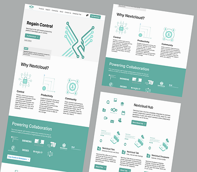 Cloud Computing Website Ui Design animation figma graphic design ui design web design