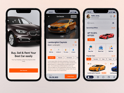 Car Selling Apps car car selling car selling app e commerce e commerce app mobile app ui ux