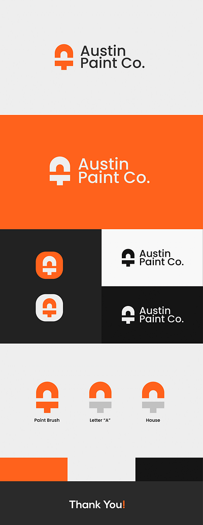Austin Paint Co. - Logo Design branding graphic design logo typography vector visua