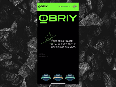 Obriy Design Büro. Mobile design 3d about us animation contact us corporate creative design design agency interaction mobile mobile adaptation redesign services ui uiux user interface ux web webflow website