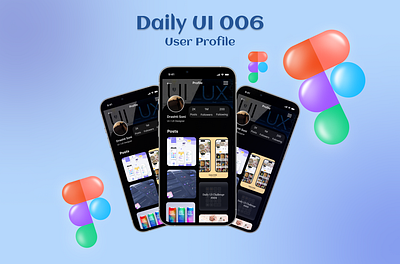 User Profile Design 006 dailyui dailyuichallenge figma ui ui design uiux user profile design