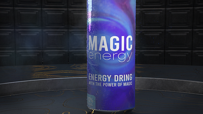 Magic Energy - Concept for advertising an Energy Drink 3d 3d animation advertising animation design houdini illustration motion graphics simulation