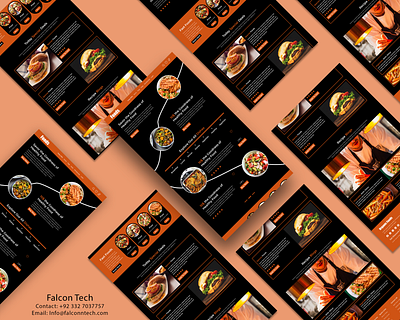 Fast Food Website UI Design ui design web design