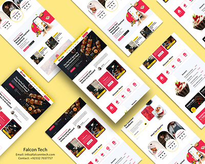 BBQ Website UI Design bbq graphic design web design