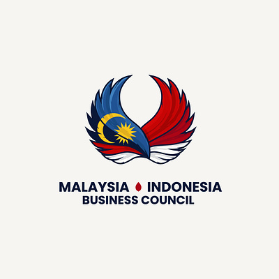 Malaysia - Indonesia branding business council illustration logo malaysiaindonesia unity visuals