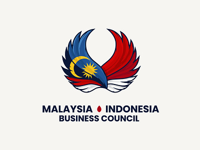 Malaysia - Indonesia branding business council illustration logo malaysiaindonesia unity visuals