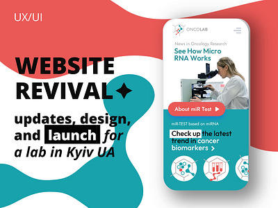 Website revival and launch ui ux web design