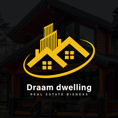 Draam dwelling brand logo branding branding graphic design logo