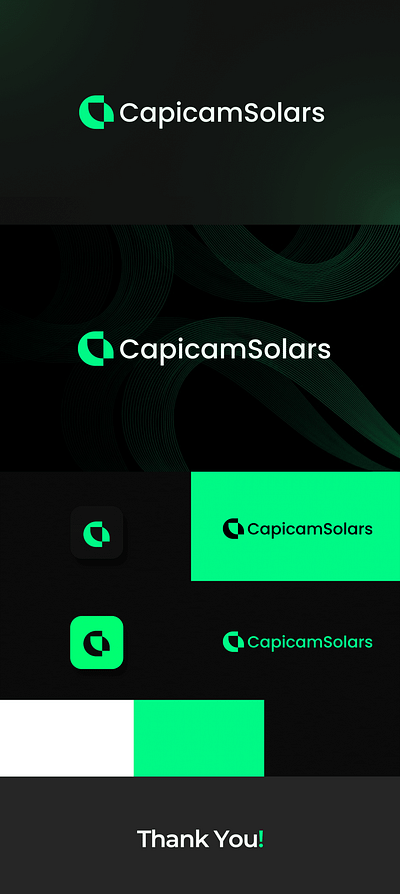 Capicam Solars - Logo Design branding design graphic design illustration logo typography vector