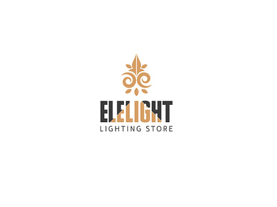 elelight logo v2 branding chandelier electronics lights logo