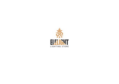 elelight logo v2 branding chandelier electronics lights logo