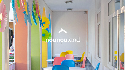 Nounouland branding graphic design logo