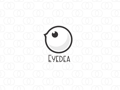 EYEDEA logo bird branding eye idea logo