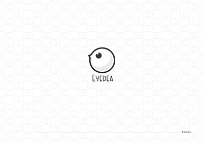 EYEDEA logo bird branding eye idea logo