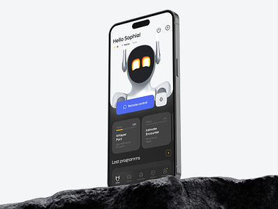 Loona Robot App 🤖📱 - Futuristic AI Assistant for Everyday Task app branding design graphic design illustration logo typography ui ux vector