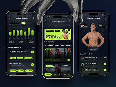 FitFusion: Transform Your Workout 💪 app branding design graphic design illustration logo typography ui ux vector