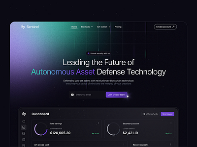 Sentinel - Empowering Blockchain Innovations 🌐 app branding design graphic design illustration logo typography ui ux vector