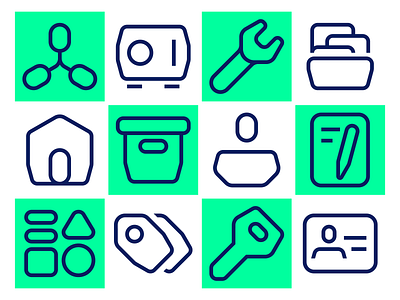 Passworder icons grid icon icon system iconset pictogram