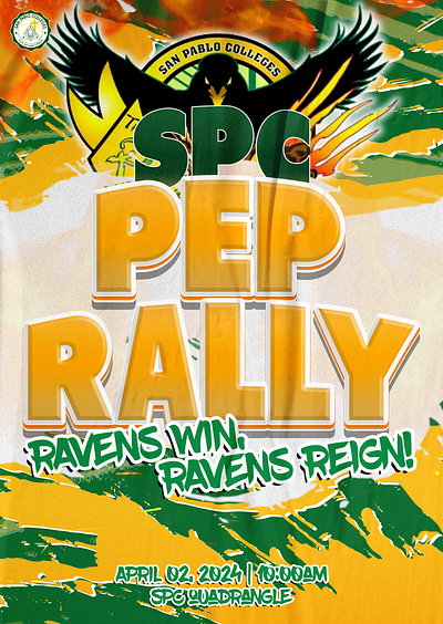 PEP Rally graphic design