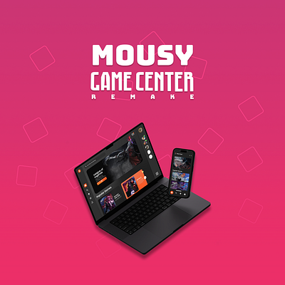 Mousy Game Center Rebound! application branding font freelance game gamecenter inspiration instagram ios iphone socialmedia template ui uiux web webdesign