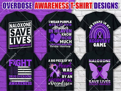 Overdose Awareness T-shirt Designs american flag awareness awareness campaign black lives matter bulk bundle custom t shirt health health ribbon heart print design shirt shirt design t shirt t shirt design tee tee shirts tshirt typography shirt typography t shirt