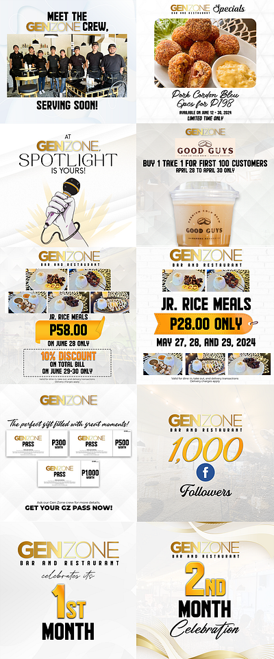 Genzone Posters graphic design marketing poster