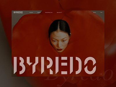 BYREDO | Redesign Concept brand design branding byredo company design designer figma fragrance homepage interface landing perfume redesign concept ui uiux user interface web web design website website design