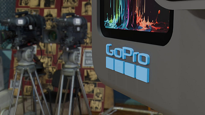 3D Modeling Video of Go pro Action Camera made by Blender 3D 3d blender