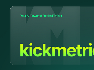 Footer Design for Kickmetric ⚽️ footer footer design ui ui design web design