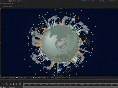 Damaged Earth 2danimation after affects after effects animation aftereffects animation design illustration motion animation motiongraphics ui