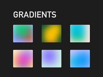 Grain Gradients colors colours design gradient gradients graphic design illustration ui