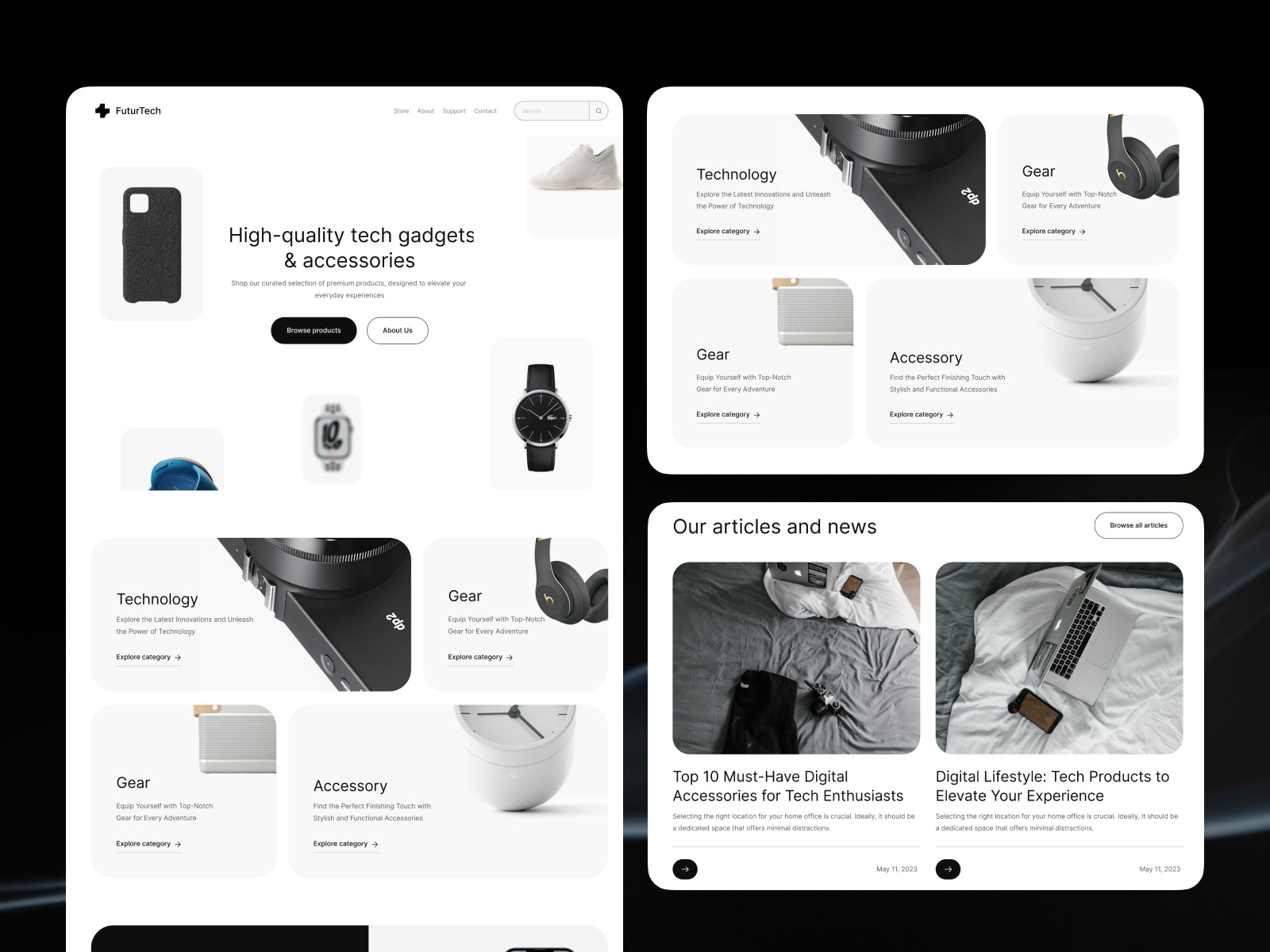 Example of Website Design (12+ Pages)