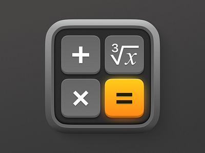 AI Calculator - App Icon app icon application application icon calculator icon ios mobile app design ui
